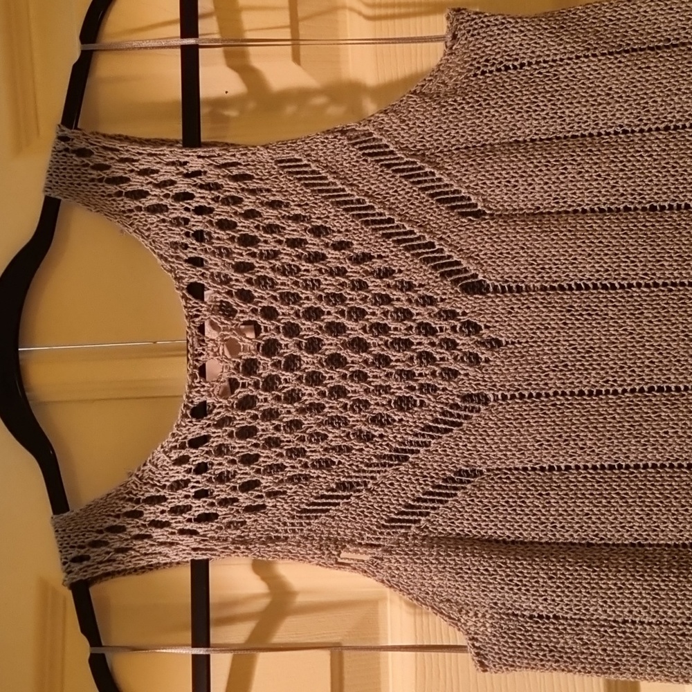 MICHAEL Michael Kors Knit Top Gray Size Medium - Picture 5 of 12